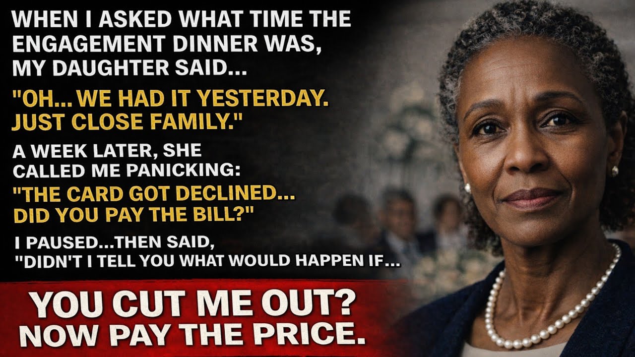 When I asked about the engagement dinner, my daughter said We had it yesterday Just close family..