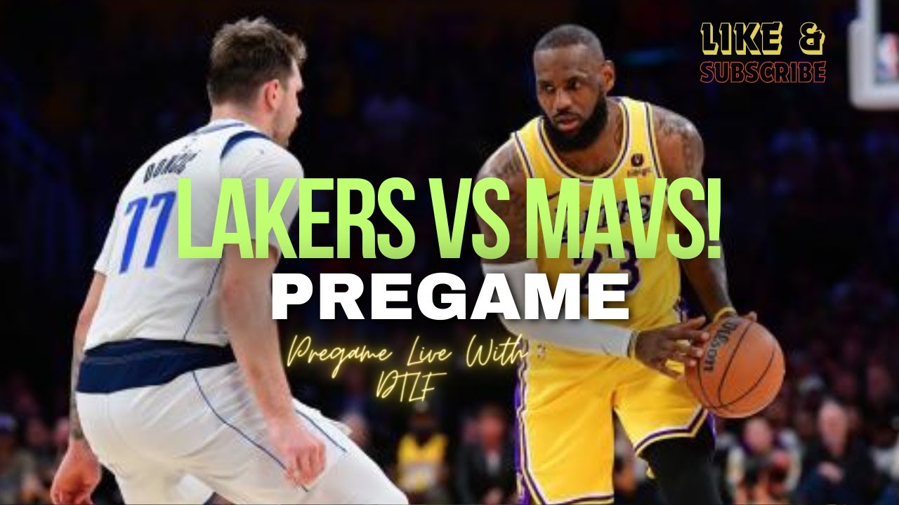 Lakers vs Mavs Pregame Live With DTLF! Plus Prize picks Live Entry! YouTube