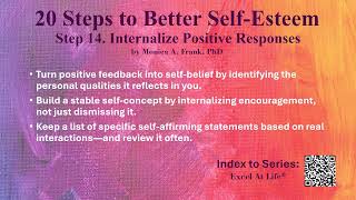 20 Steps to Better Self-Esteem - Step 14. Internalize Positive Responses