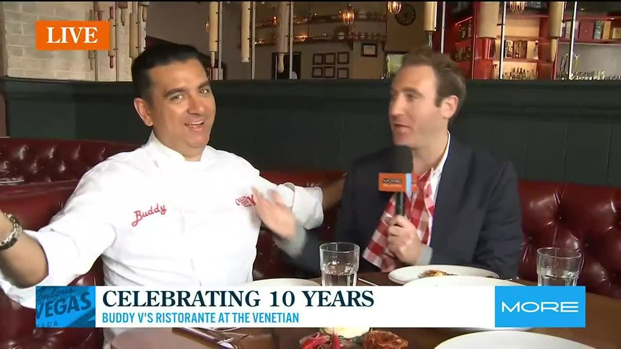 Buddy V celebrates 10 anniversary of Buddy V's Ristorante on Las Vegas  Strip 