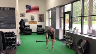 Steel Mace Bent Over Row