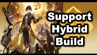 Zhong Li Support Hybrid Build Genshin Impact Youtube