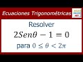 ECUACIONES TRIGONOMÉTRICAS - Ejercicio 1