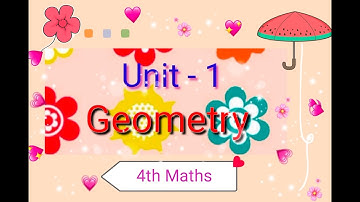 Unit - 1 Geometry / Iterative patterns in shapes / With Exercise 1. 1 / 4th Std / Term 3 / Maths