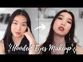 ASIAN EYES MAKEUP | HOODED EYES MAKEUP TUTORIAL 💜