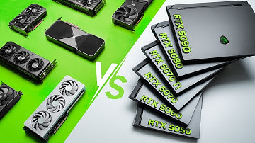 Desktop vs Laptop GPUs - The FINAL Answer!