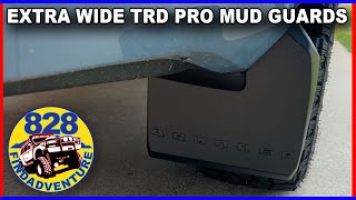 4Runner TRD PRO extra-wide mud guards from Toyota #4runner #tacoma #trdpro