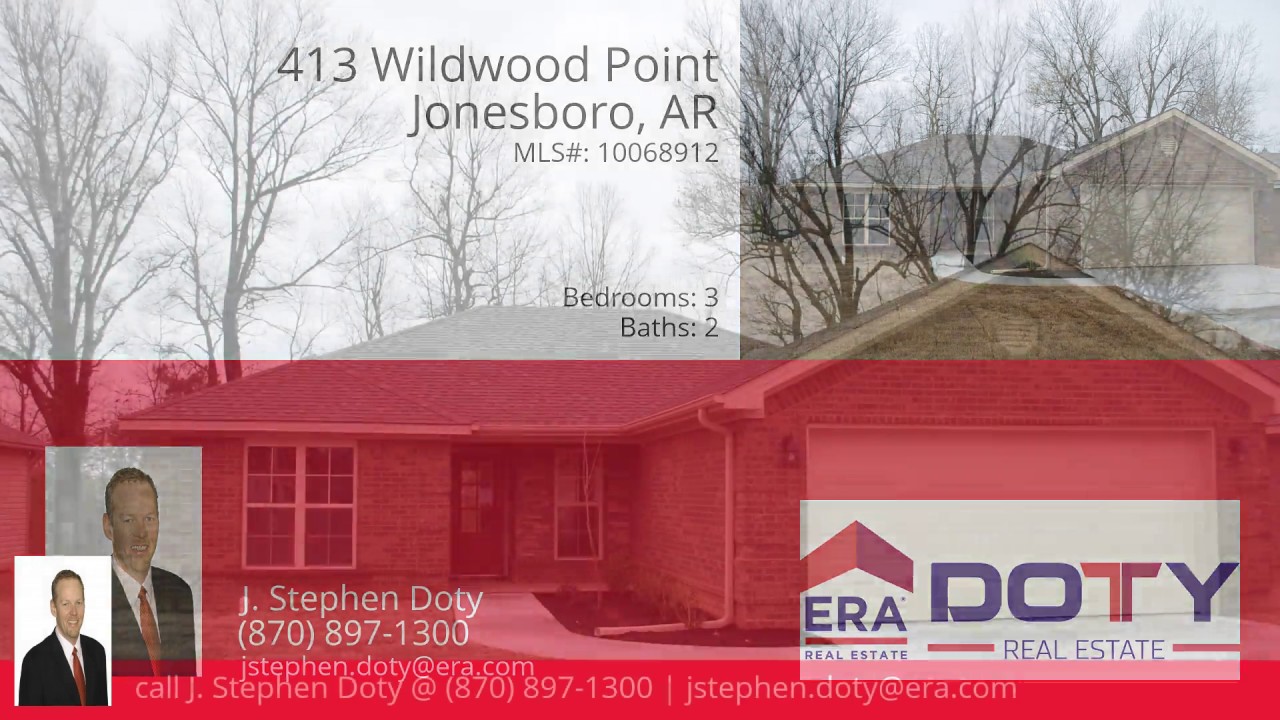 413 Wildwood Point, Jonesboro, AR 72401 MLS 10068912 YouTube