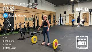 German Throwdown 23.1A&B_Nora Lecompte