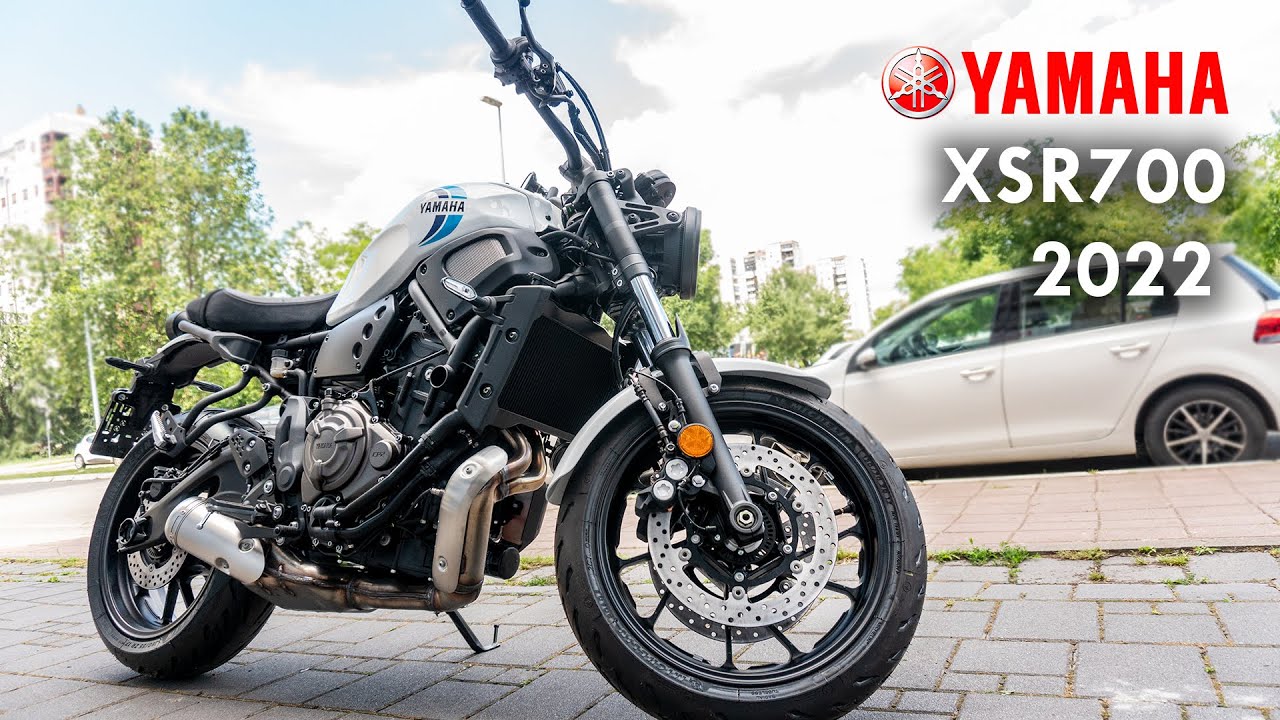 2022 Yamaha XSR700 Walkaround, Starting Sound, All Details - YouTube