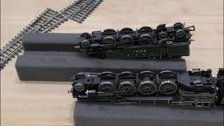 P2 and Thompson front bogey derailment. 4K Widescreen.