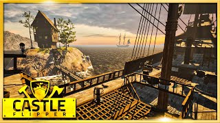 最初の家と海賊船の修理 // Castle Flipper ゲームプレイ // screenshot 1