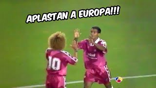 Valderrama y Romario se enfrentan a los mejores de Europa (1995)