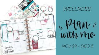 Plan with Me // Wellness Journal // November 29 - December 5