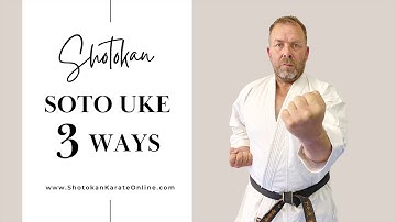 Shotokan Blocks Three Different Soto Uke