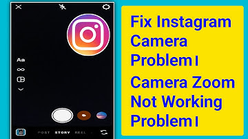 How to Fix Instagram Camera Problem।Instagram  Camera Not Working Problem।Camera Zoom Not Working