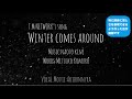 【歌詞入り自作MV】Winter Comes Around (冬の一日) covered by Akibunnyra [TM NETWORK&rsquo;S Song]