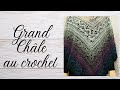 Comment faire un chle au crochet scheepjes  tuto en pas  pas