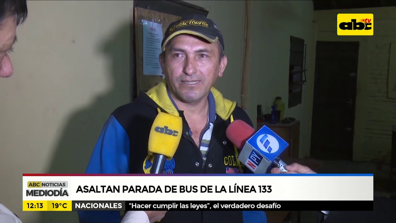 parada de buses uyuni Asaltan parada de bus de la linea 133