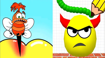 Help Monster 2 Tricky Puzzle vs Draw To Smash - Satisfying ASMR Gameplay Max Level