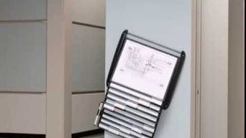 Flip-A-File Wall Reference Organizer