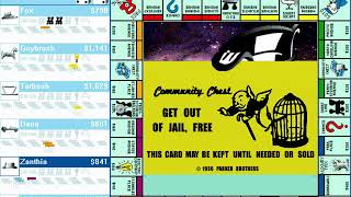 Monopoly (Windows, 1995) All-AI Gameplay
