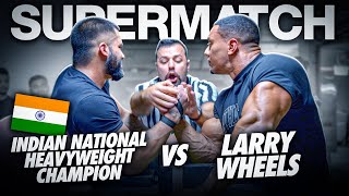 Arm Wrestling Supermatch with Contender for #1 Spot in India | Kyle Cummings vs Larry Wheels