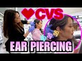 I Got My Ears Pierced At CVS (MY HONEST REVIEW)  Victoria Secret Haul &amp; Unbox PR With Me 📦