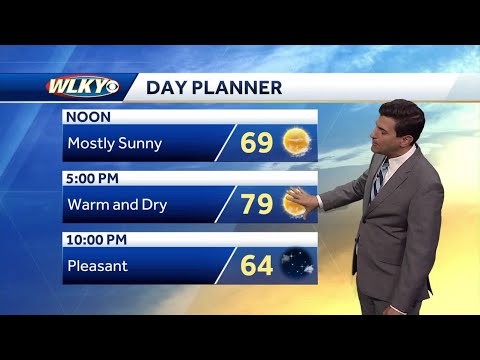 Sunny and warm weather continues Tuesday - YouTube