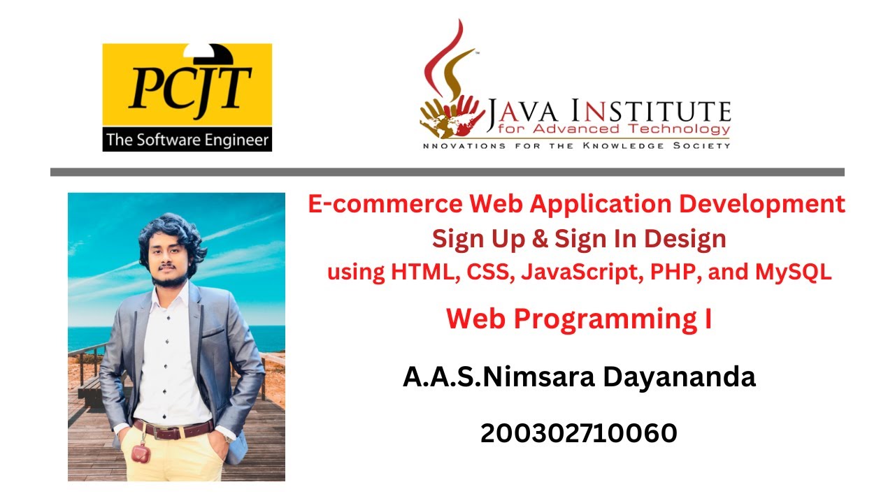 E Commerce Web Application Using Java Web project Task 01 | 1st year | Semester 01 | Java Institute | E ...