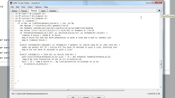 mIRC - How to make a Twitch Chat Bot #9 - Advanced Scripts - Link Block Part 2