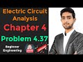 Electric circuit Analysis Problem 4.37 Figure 4.104 5th edition using Norton Theorem