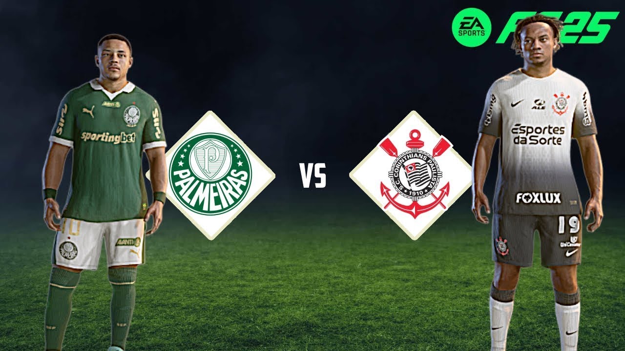 FIFA 25 - Palmeiras vs Corinthians | Gameplay PS5  [4K 60FPS] Brasileirão 2025