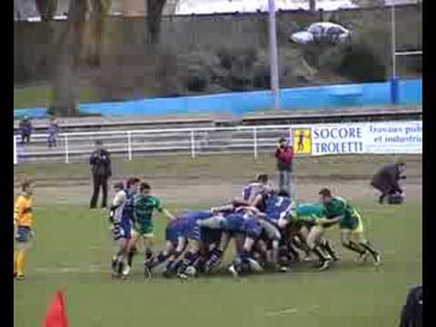 Bagarre Rugby, ROUEN & CERGY-PONTOISE