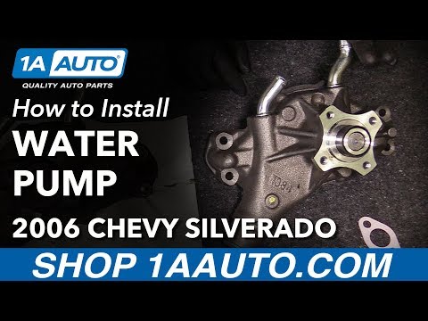 How to Replace Engine Water Pump 99-13 Chevy Silverado 1500 V6 4.3L