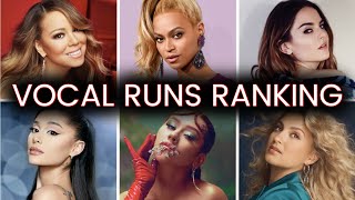 Brutally Ranking Vocal Runs Of Pop Female Singers