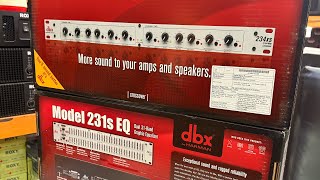 Model 231s EQDual 31-Band Graphic Equalizer dbx