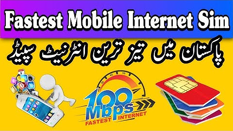 Best Mobile Network in Pakistan | Zong Jazz Telenor & ONIC | internet Speed in Mobile Phone