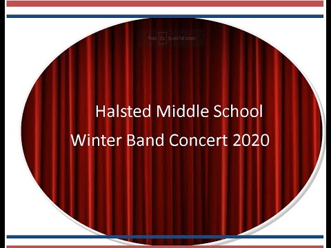 Halsted Middle School Band Winter Concert 2020