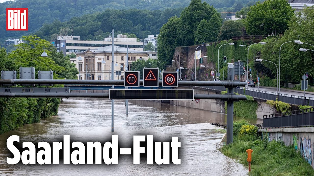 Hochwasser im Saarland: Unwetter sorgt für schwere Flutkatastrophe