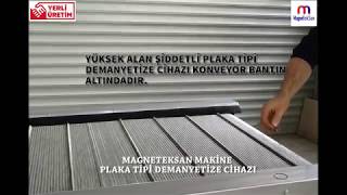 Konveyör Bantli Yüksek Alan Şi̇ddetli̇ Plaka Ti̇pi̇ Demanyeti̇zör