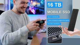 Mit bis zu 16 TB riesigem Speicher und einer beeindruckenden Lesegeschwindigkeit von 905 MB/s!