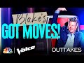 Blake's Got Serious Dance Moves, Kelly Keeps Laughing and More - The Voice Knockouts 2021 Outtakes