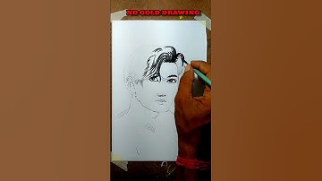 How to draw BTS v step by step| Kim taehyung pencil sketch | drawing tutorial | you can draw #BTS V