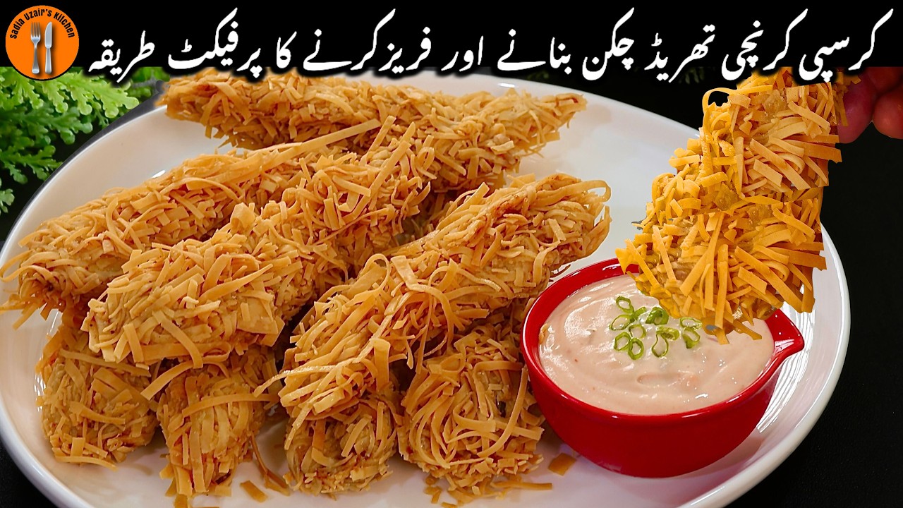 Thread Chicken Recipe | Ramadan 2026 New Iftar Party Snack | Chicken Pakora | Sadia Uzair's Kitchen