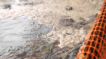 Sediment Laden Water Being Pumped Off Development Site