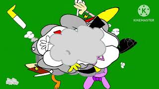 Sprunki Da Tempo Spahic Fight Cloud Green Screen