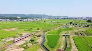 えちごトキめき鉄道  413系･455系「観光急行」前面展望(直江津→糸魚川)・ドローン空撮