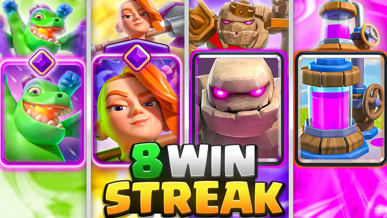 8-WIN STREAK to Top Ladder! BROKEN GOLEM PUMP — Unstoppable 2026 Deck