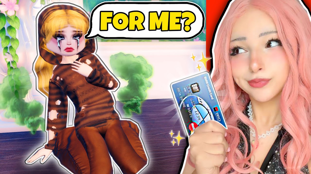 Над ней издевались, поэтому я отдала свою КРЕДИТНУЮ КАРТУ за каждый ИГРОВОЙ ПРОПУСК в Dress To Im...